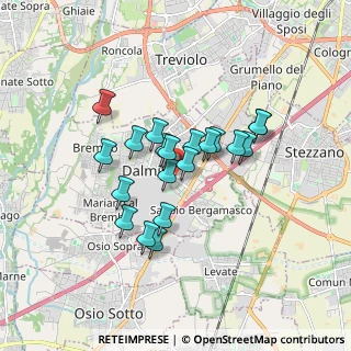 Mappa Via Tonale, 24044 Dalmine BG, Italia (1.3095)