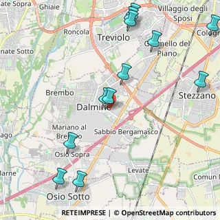 Mappa Via Tonale, 24044 Dalmine BG, Italia (2.655)