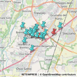 Mappa Via Tonale, 24044 Dalmine BG, Italia (1.12278)