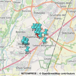 Mappa Via Tonale, 24044 Dalmine BG, Italia (1.12231)