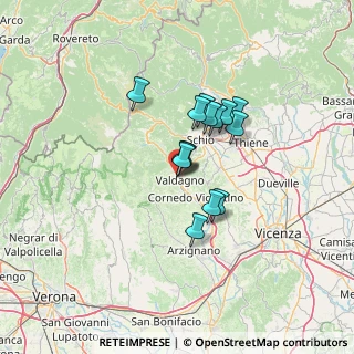 Mappa Via Castello, 36078 Valdagno VI, Italia (9.15786)