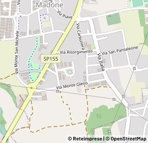 Mappa 24040 Madone BG, Italia (0.18462)