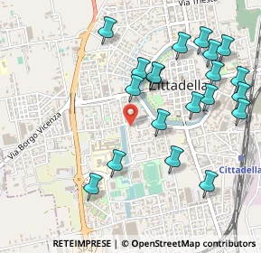 Mappa Via Alfieri Vittorio, 35013 Cittadella PD, Italia (0.5515)