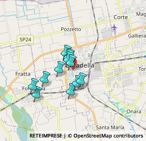 Mappa Via Alfieri Vittorio, 35013 Cittadella PD, Italia (1.1625)