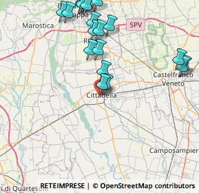 Mappa Via Alfieri Vittorio, 35013 Cittadella PD, Italia (9.61)