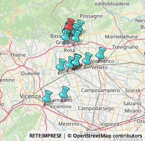 Mappa Via Alfieri Vittorio, 35013 Cittadella PD, Italia (10.38)