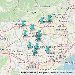 Mappa Via Borgo Padova, 31023 Resana TV, Italia (11.46846)