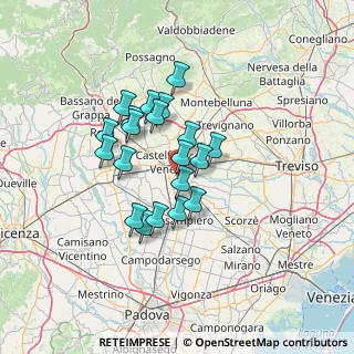 Mappa Via Borgo Padova, 31023 Resana TV, Italia (10.386)