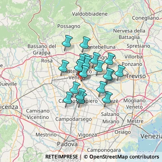 Mappa Via Borgo Padova, 31023 Resana TV, Italia (9.121)