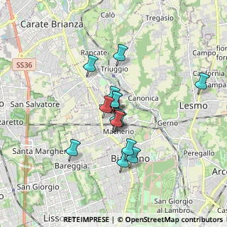 Mappa Via Roma, 20845 Sovico MB, Italia (1.32071)