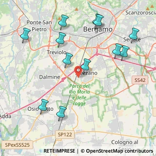 Mappa Via Carlo Cattaneo, 24040 Stezzano BG, Italia (4.82167)