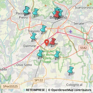 Mappa Via Carlo Cattaneo, 24040 Stezzano BG, Italia (4.68)