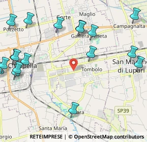 Mappa Contrada Vittorio Veneto, 35019 Tombolo PD, Italia (3.0335)