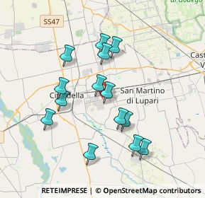 Mappa Contrada Vittorio Veneto, 35019 Tombolo PD, Italia (3.32429)