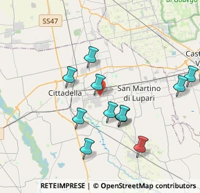 Mappa Contrada Vittorio Veneto, 35019 Tombolo PD, Italia (4.41846)
