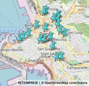 Mappa Piazza del Sansovino, 34131 Trieste TS, Italia (0.795)