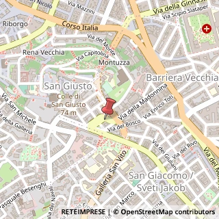 Mappa Piazza del Sansovino, 5, 34131 Trieste, Trieste (Friuli-Venezia Giulia)