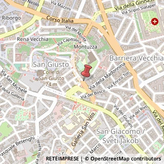 Mappa Piazza del Sansovino, 2/1, 34131 Trieste, Trieste (Friuli-Venezia Giulia)