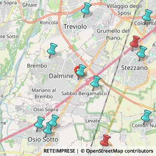 Mappa Via E. Baschenis, 24044 Dalmine BG, Italia (3.095)