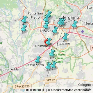 Mappa Via E. Baschenis, 24044 Dalmine BG, Italia (3.89267)
