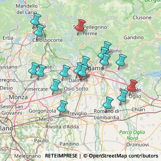 Mappa Via E. Baschenis, 24044 Dalmine BG, Italia (14.94278)