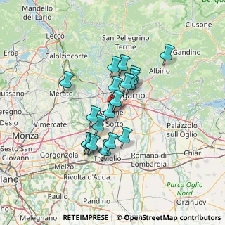 Mappa Via E. Baschenis, 24044 Dalmine BG, Italia (10.772)