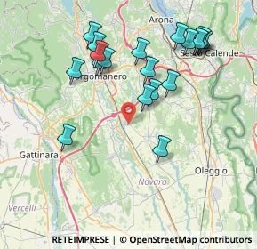 Mappa Via Rozzati, 28012 Cressa NO, Italia (8.08737)