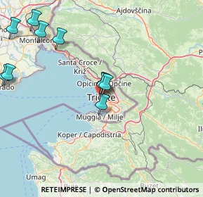 Mappa Via del Bosco, 34131 Trieste TS, Italia (21.34)