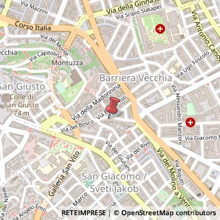 Mappa Via del Bosco, 20, 34131 Trieste, Trieste (Friuli-Venezia Giulia)