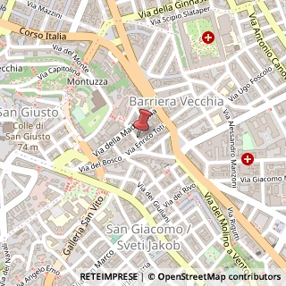Mappa Via Molino a Vapore, 8, 34131 Trieste, Trieste (Friuli-Venezia Giulia)