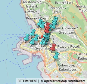 Mappa Via del Bosco, 34131 Trieste TS, Italia (0.9665)