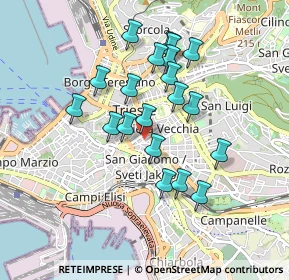 Mappa Via del Bosco, 34131 Trieste TS, Italia (0.7785)