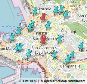 Mappa Via del Bosco, 34131 Trieste TS, Italia (1.0755)