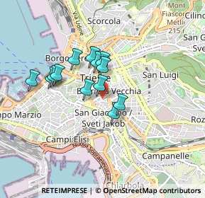 Mappa Via del Bosco, 34131 Trieste TS, Italia (0.65692)