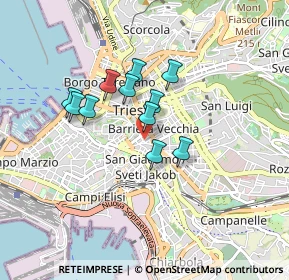 Mappa Via del Bosco, 34131 Trieste TS, Italia (0.63455)