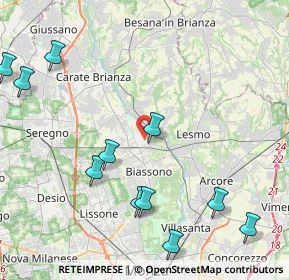 Mappa Via Donatori di Sangue, 20845 Sovico MB, Italia (5.17)