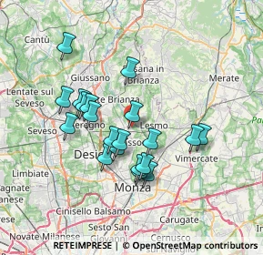 Mappa Via Donatori di Sangue, 20845 Sovico MB, Italia (6.14)