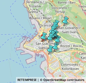 Mappa Via Antonio Pacinotti, 34131 Trieste TS, Italia (1.05077)