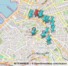 Mappa Via Antonio Pacinotti, 34131 Trieste TS, Italia (0.398)