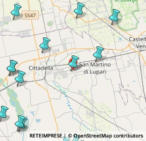 Mappa Via Einaudi, 35019 Tombolo PD, Italia (7.374)