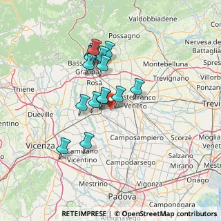 Mappa Via Einaudi, 35019 Tombolo PD, Italia (11.475)