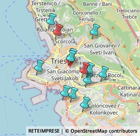 Mappa Via Alessandro Manzoni, 34138 Trieste TS, Italia (1.53615)