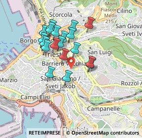 Mappa Via Alessandro Manzoni, 34138 Trieste TS, Italia (0.771)