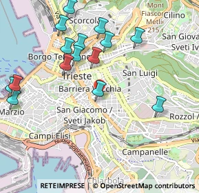 Mappa Via Alessandro Manzoni, 34138 Trieste TS, Italia (1.10733)