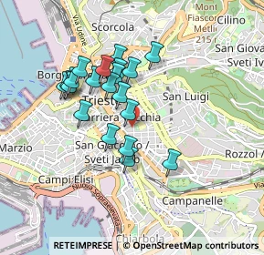 Mappa Via Alessandro Manzoni, 34138 Trieste TS, Italia (0.747)