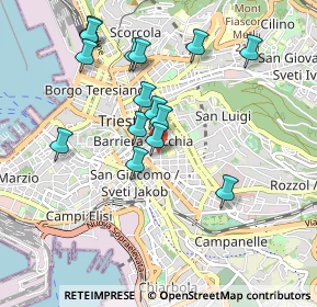 Mappa Via Alessandro Manzoni, 34138 Trieste TS, Italia (0.88467)