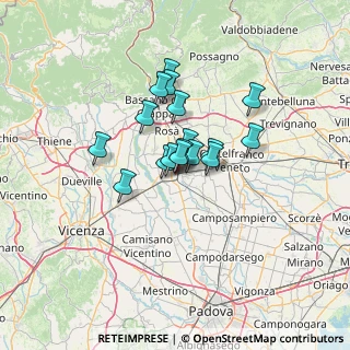 Mappa Riva Ospedale, 35013 Cittadella PD, Italia (8.64176)
