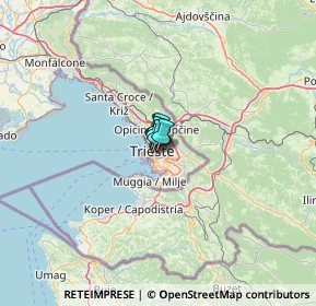 Mappa Via fra Pace da Vedano, 34141 Trieste TS, Italia (31.73154)