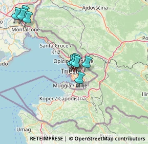 Mappa Via fra Pace da Vedano, 34141 Trieste TS, Italia (15.98636)
