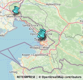 Mappa Via fra Pace da Vedano, 34141 Trieste TS, Italia (8.45091)